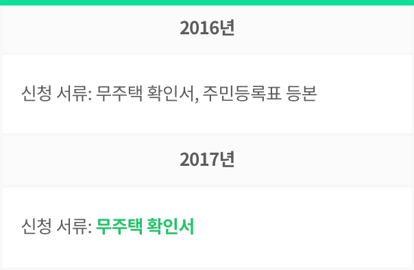 주택청약 소득공제 신청 서류